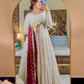 BIYA'S OFF WHITE COLOUR TRENDING ANARKALI SET