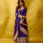 Gopi's' Purple Anarkali Premium Suit Set