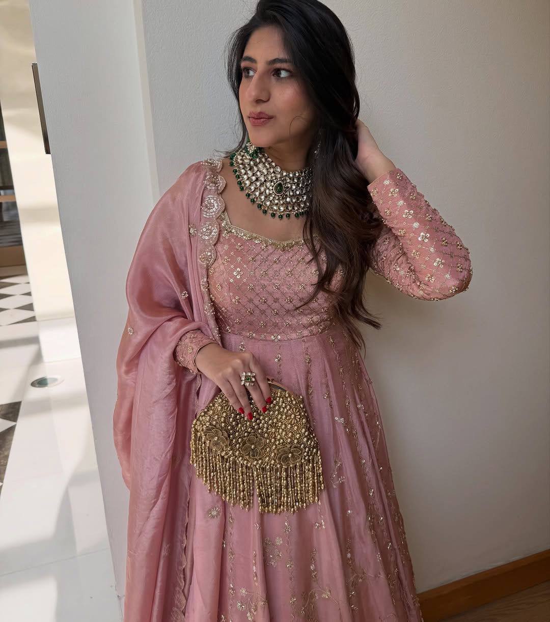 Tasneem Elegant Anarkali Suit Set