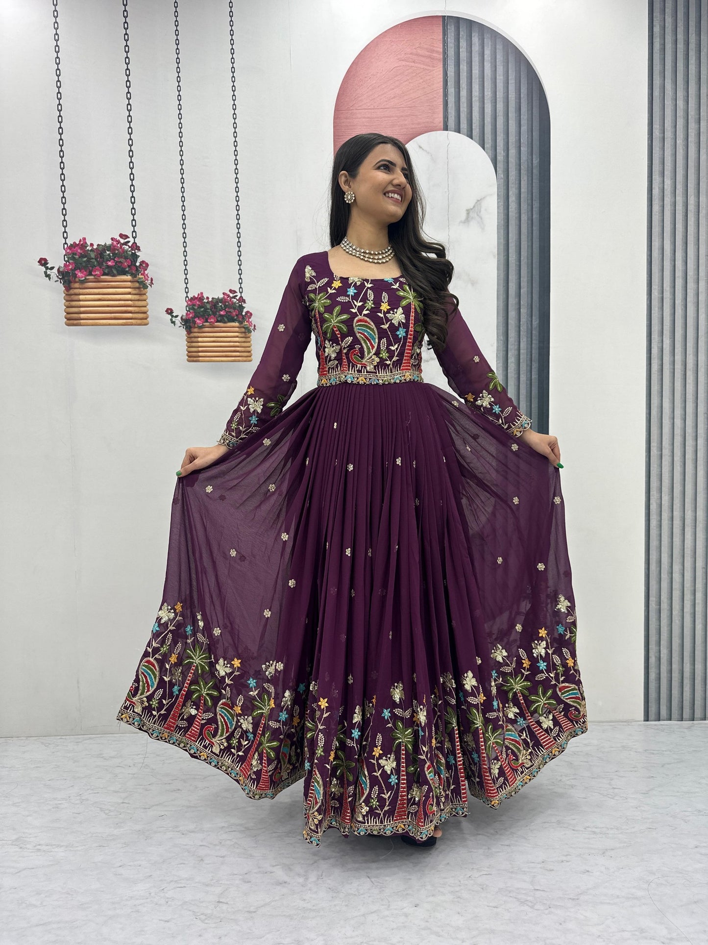 Prinshi Elegant Anarkali Suit Set