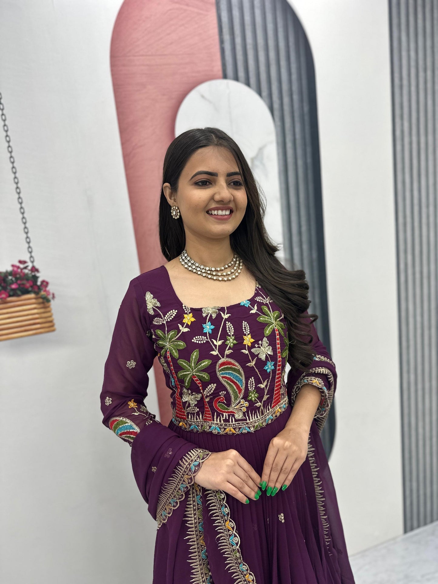 Prinshi Elegant Anarkali Suit Set