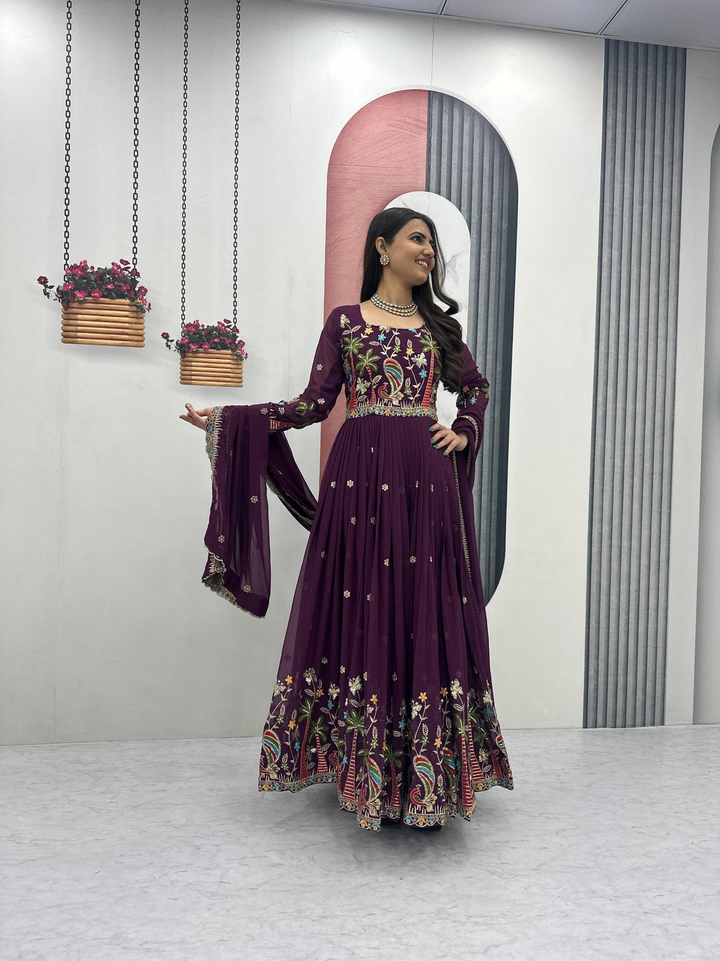 Prinshi Elegant Anarkali Suit Set