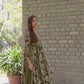 Khakhi Green Colour  ANARKALI SUIT SET 3-PAIR  CODE/ TD-109