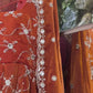 Nirali's' Orange Anarkali Premium Suit Set