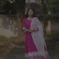 RANI PINK *READYMADE*ANARKALI*SUIT*SET TD-6040