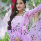 BLOOMING PARPULE PINK SUIT SET  -TD-119