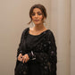 BLACK COLOUR READYMADE SUIT SET