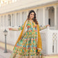 *Faux Georgette With digital print Anarkali Suit TD-129