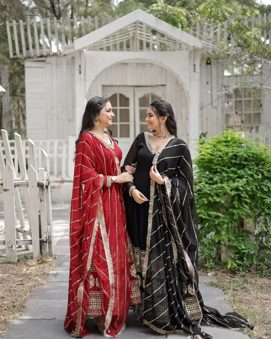 KAIRA'S  PREMIUM DESIGNER READYMADE GOWN SUIT SET