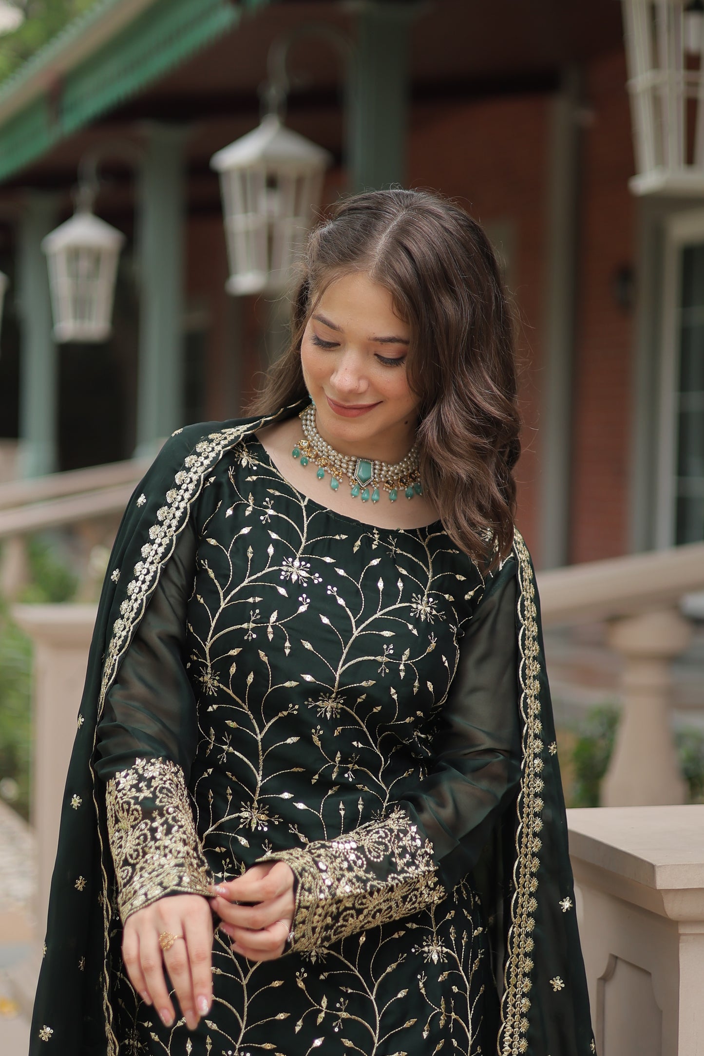 Avni's Designer Readymade Kurti Plazoo Dupatta Set