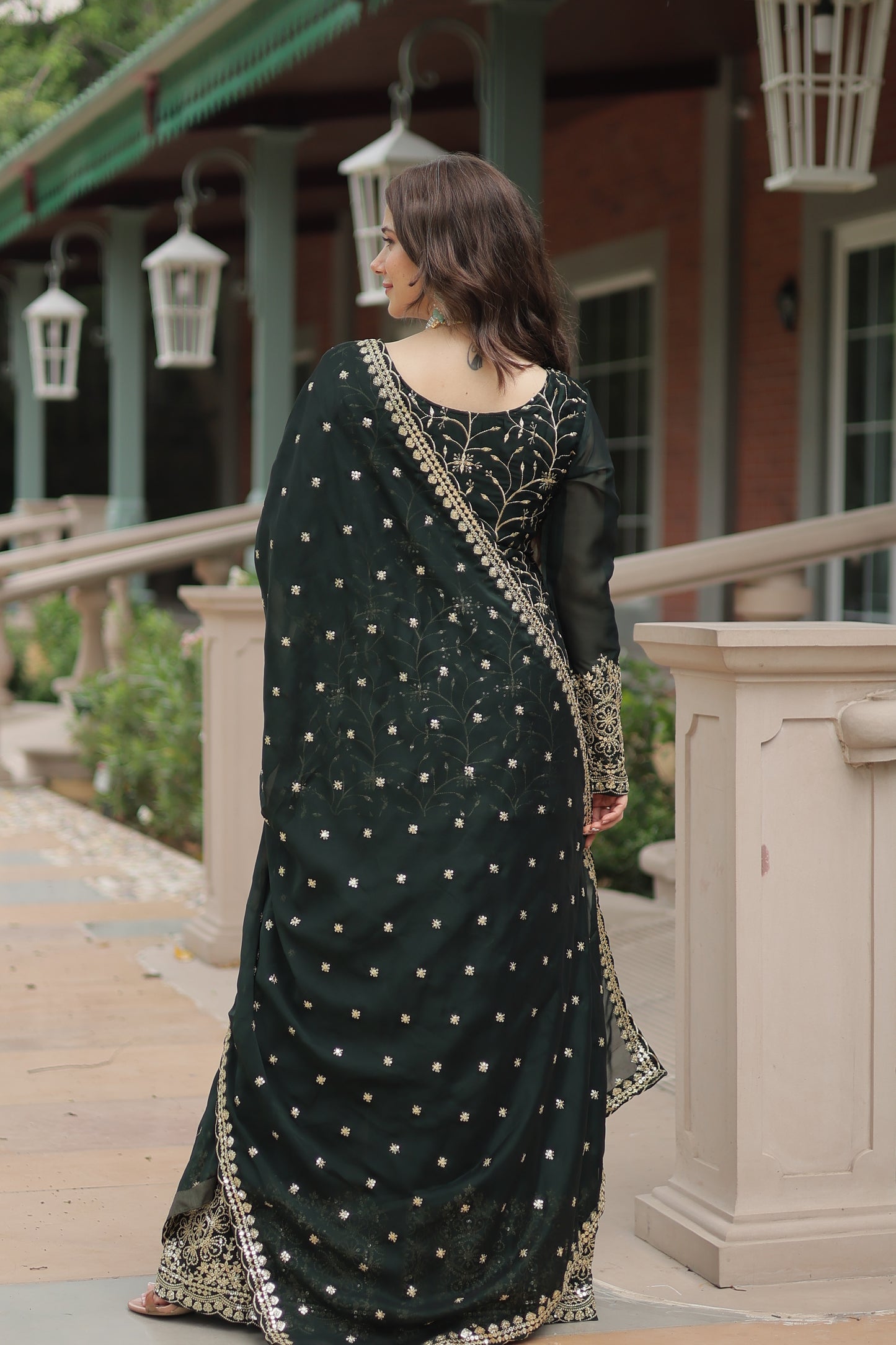Avni's Designer Readymade Kurti Plazoo Dupatta Set