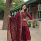 Avni's Designer Readymade Kurti Plazoo Dupatta Set
