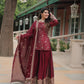 Avni's Designer Readymade Kurti Plazoo Dupatta Set