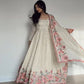RUSHI'S OFF WHITE COLOUR TRENDING ANARKALI SUIT SET