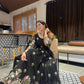 BLACK COLOR PREMIUM EMBROIDERED SUIT SET TD-374