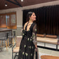 BLACK COLOR PREMIUM EMBROIDERED SUIT SET TD-374