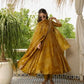 BANDHANI  Mehandi COLOR ANARKALI SUIT SET