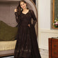 BLACK EMBROIDERED GEORGETTE SUIT SET